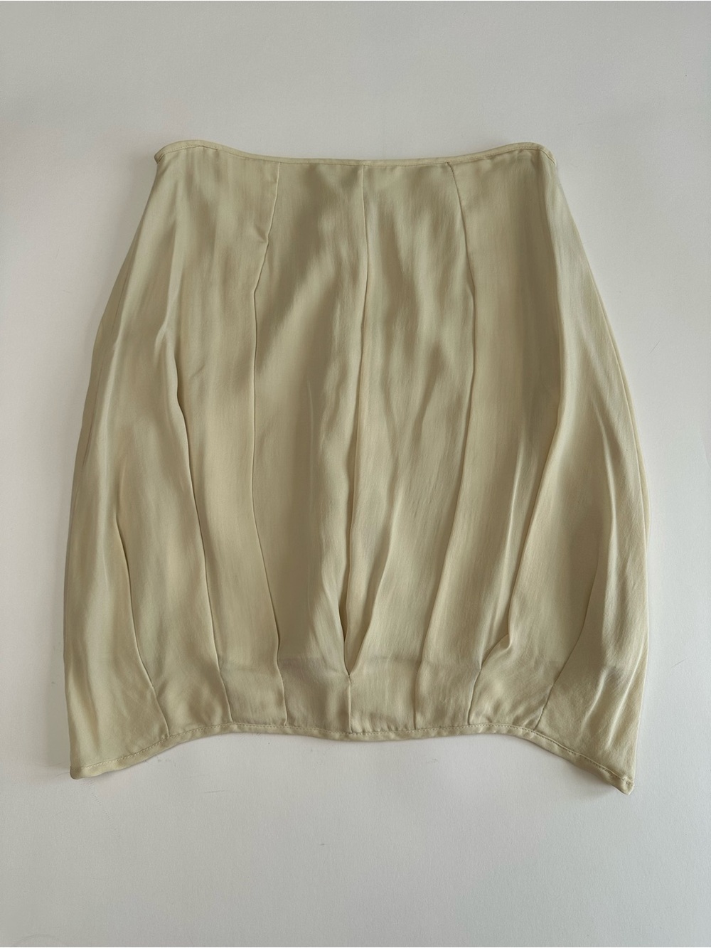 Gary Graham Silk Bubble Tulip Skirt Quiet Luxury Avant Garde